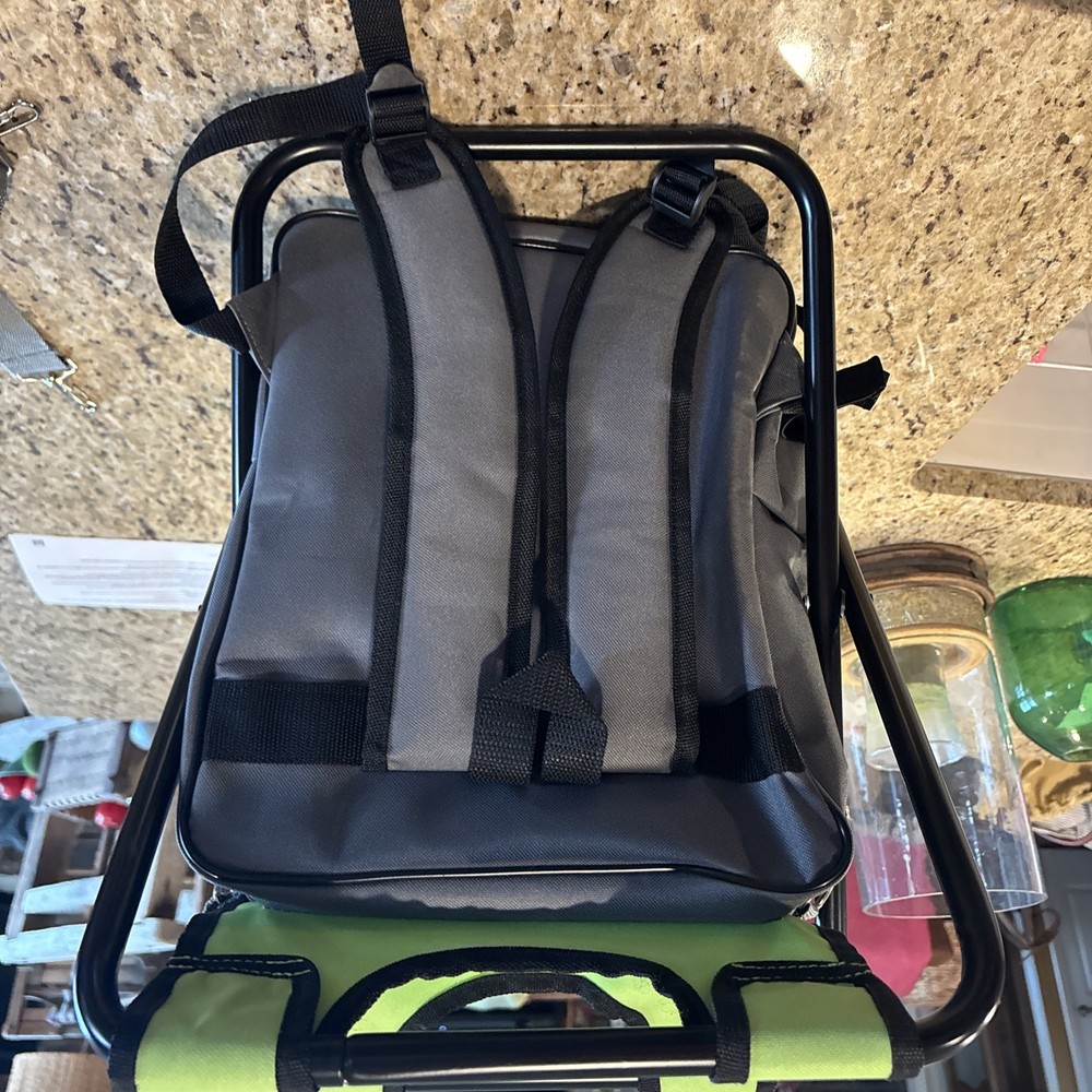 Camco Camping Stool Backpack, Cooler Green NEW