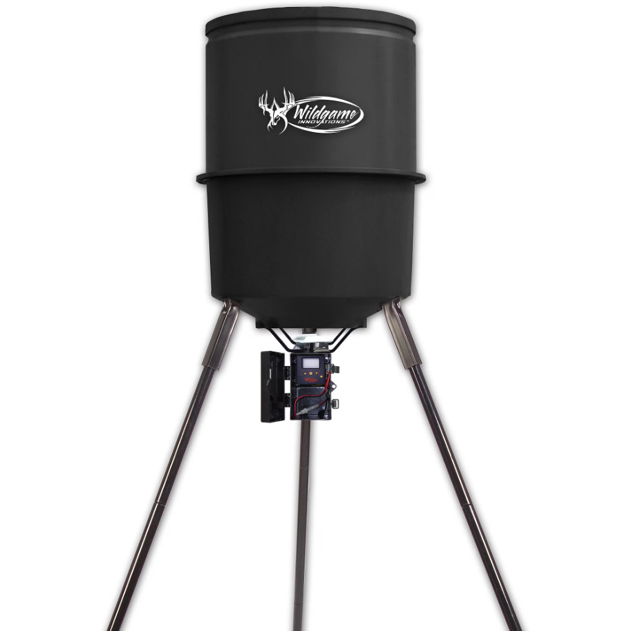 Wildgame Innovations 225 lb Game Feeder Digital Timer Tripod 30ft