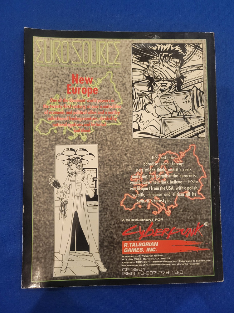 Eurosource Sourcebook - Cyberpunk