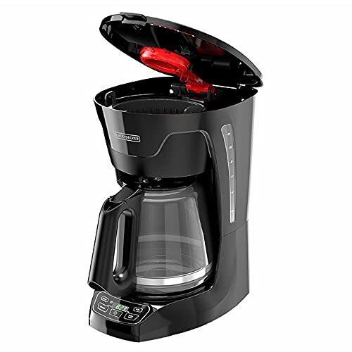 BLACK+DECKER CM1110B 12-Cup* Programmable Coffeemaker, Black