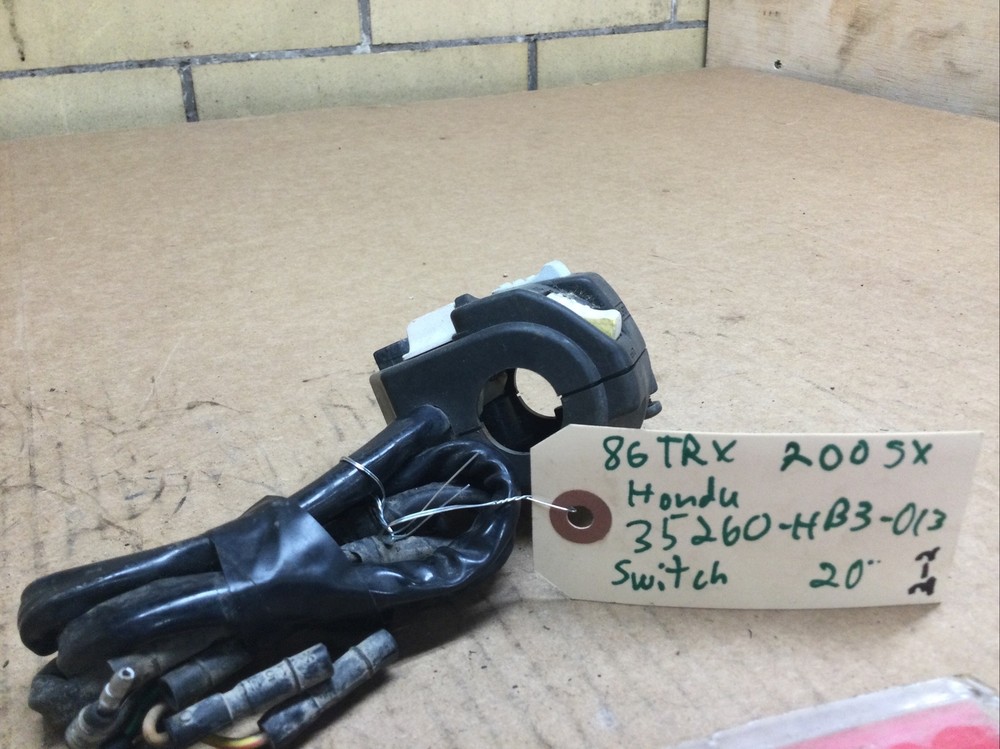 Switch Engine & Light Controls, Choke # 35260-HB3-013 Honda 1986 TRX 200 SX