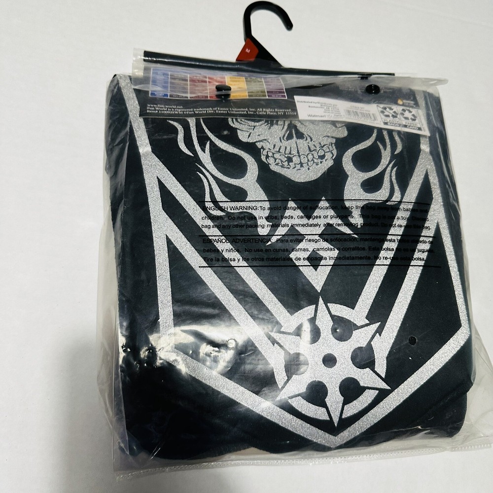Boys Medium 8 Skull Ninja Costume Halloween