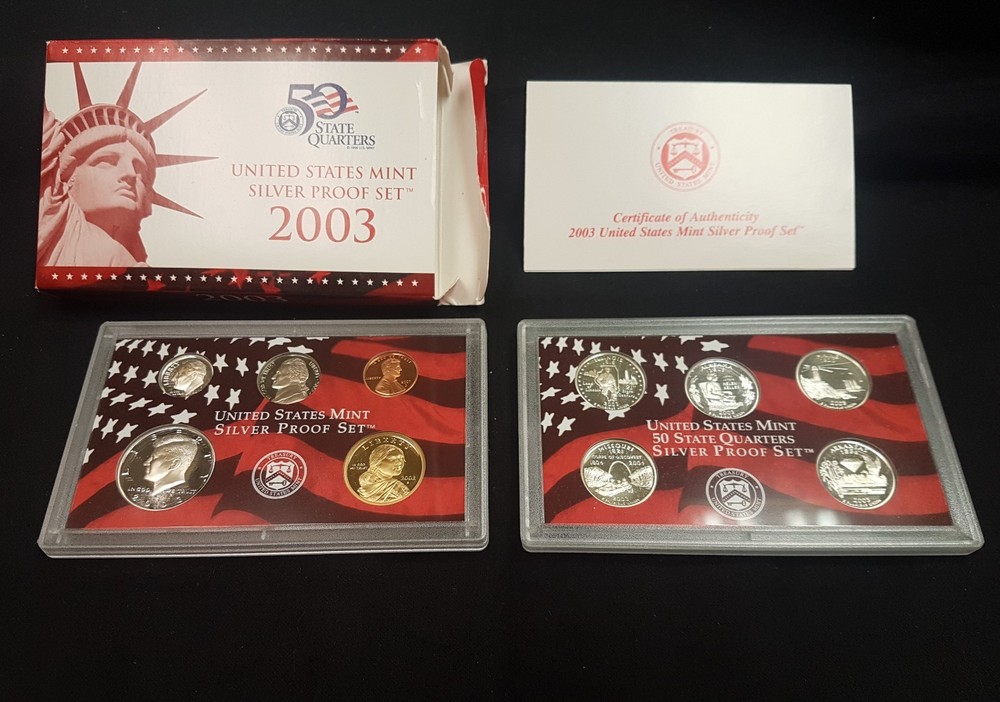 2003-s U.S. Silver Proof Set. Complete and Original.