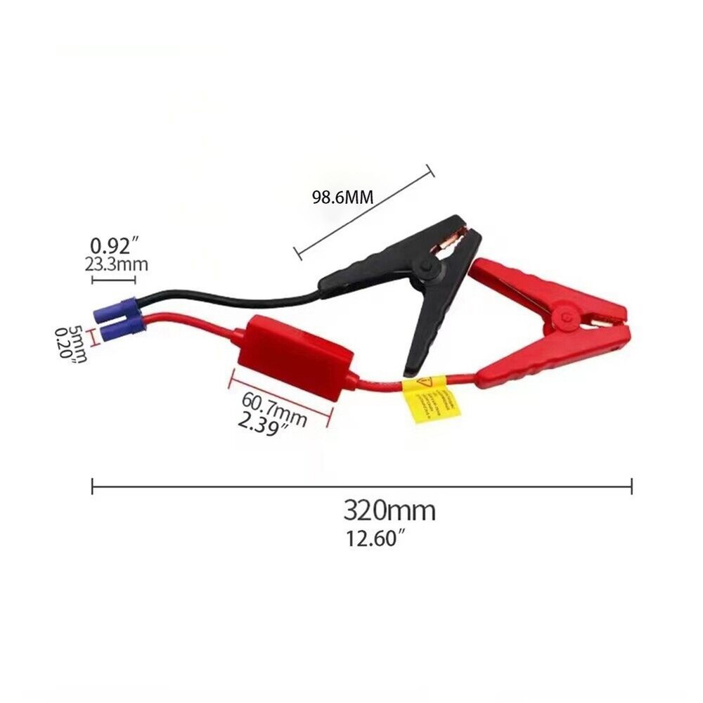 Practical To Use Jump Starter Cable Replacement 12V 300A Starting Current