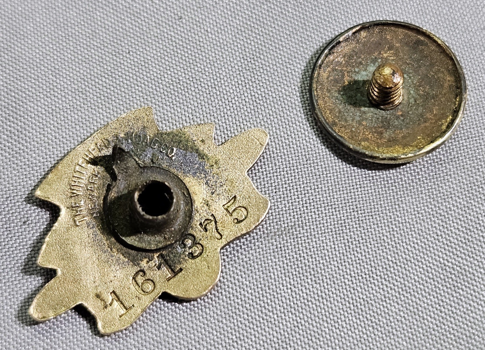 WWI Aircraft Industrial Service Army Navy Pin ~ Whitehead & Hoag