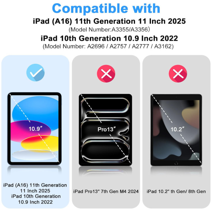 2 Pack Tempered Glass Screen Protector for tablet - Screen Protector