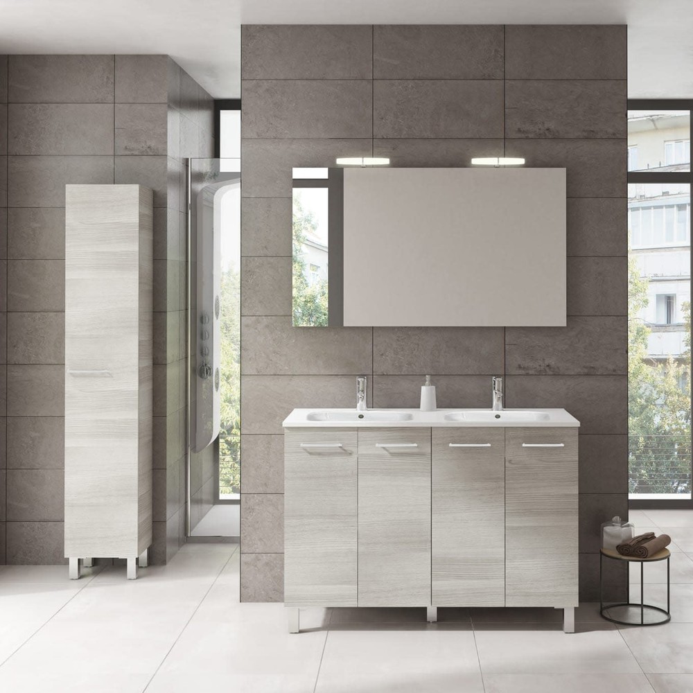 WS Bath Collections Logic 120 Logic Vanities 48" Double Vanity - Gloss