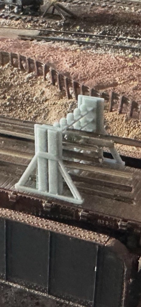 N Scale ~ Ribbon Rail ~ Small Racks 6 Pack.