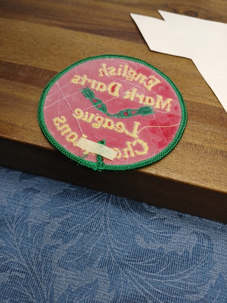 English Mark Darts Sticker & Patchs