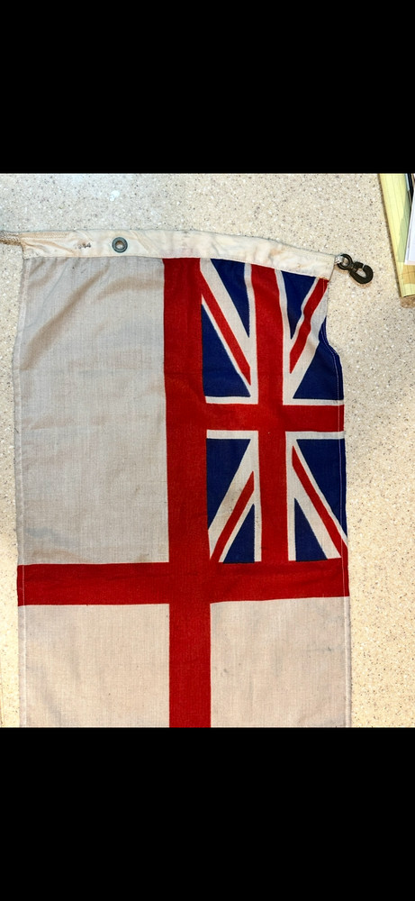 WW2 British naval flad dated 1944