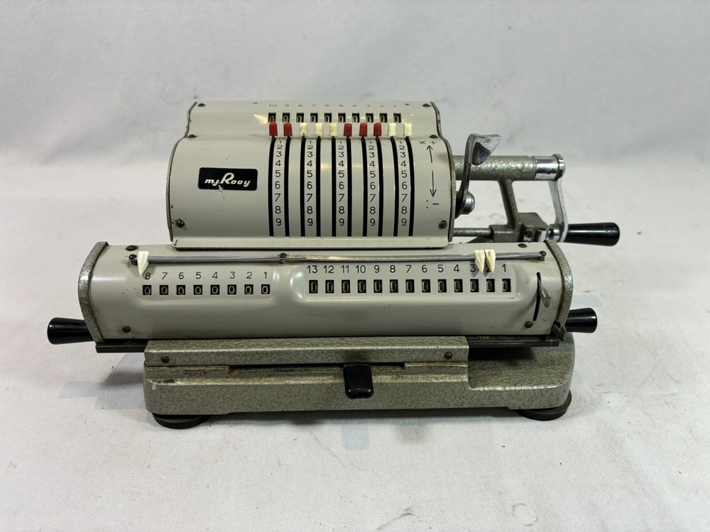 M.J Rooy Vintage Calculator Machine