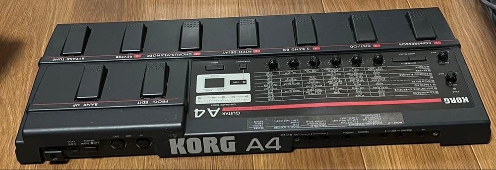 KORG A4 Multi Effect Processor Guitar Bass Rack Unit AS-IS Untested from Japan