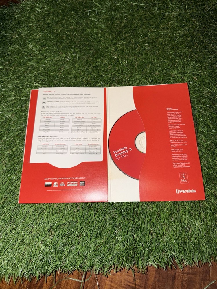 Parallels Desktop 8 For Mac Retail Box Software DVD Run Windows On Mac App