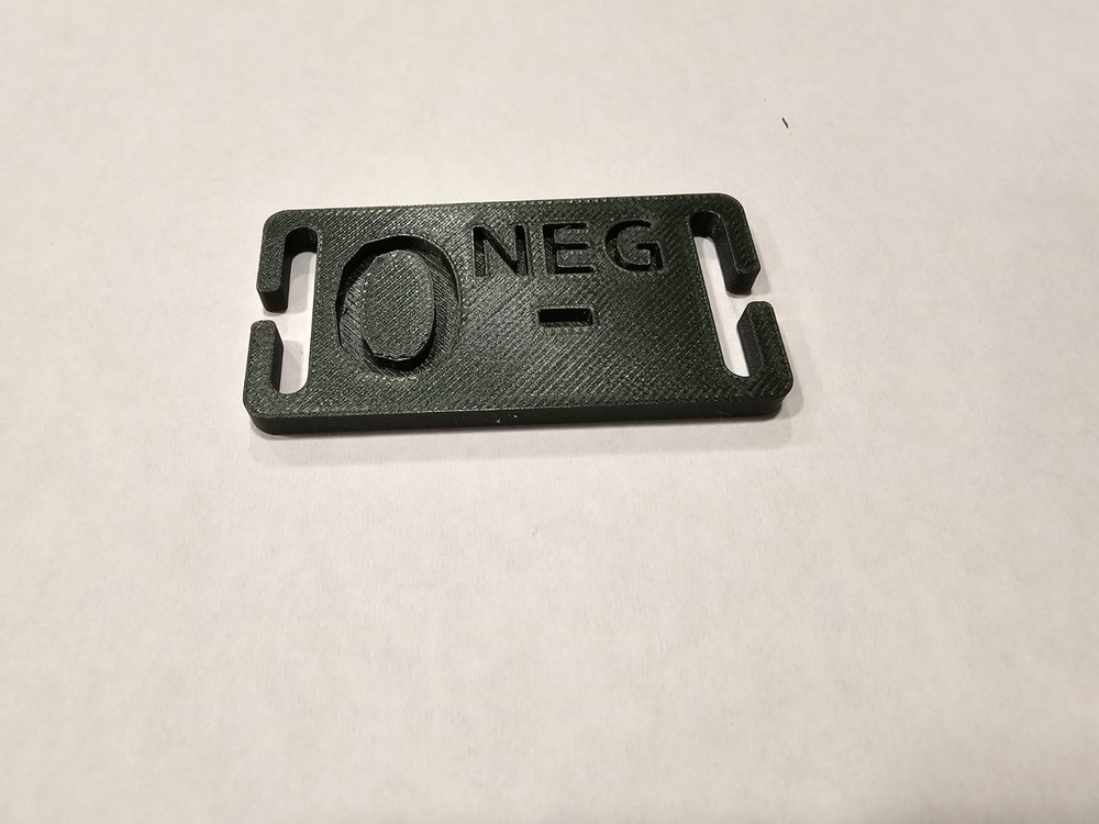 MOLLE Blood Type Tag - O Neg
