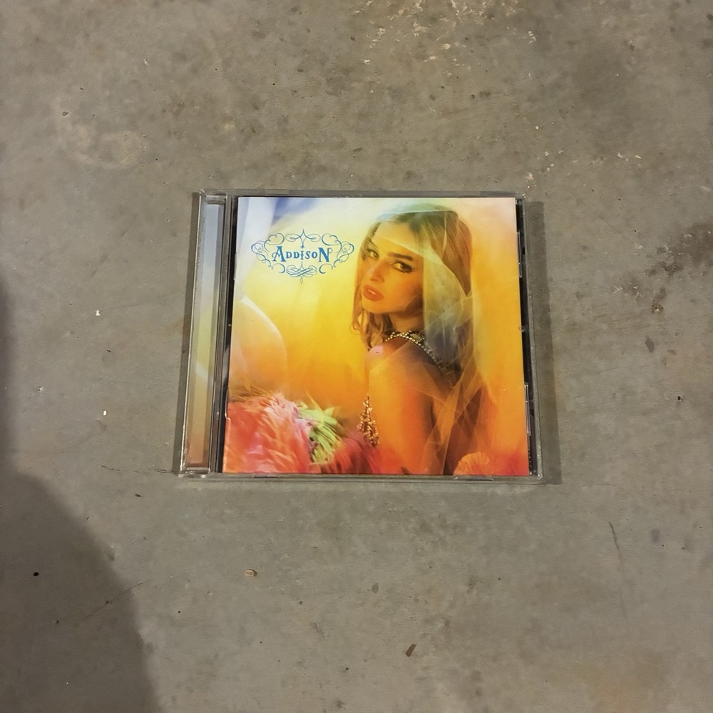 ADDISON RAE Addison SIGNED CD Autographed Insert
