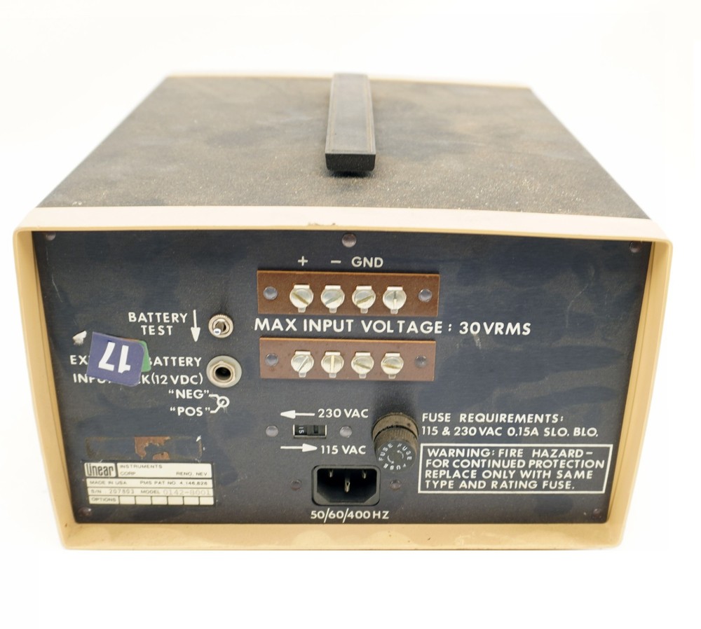 Cole Parker (Linear) Data Logger Part # 142-80001