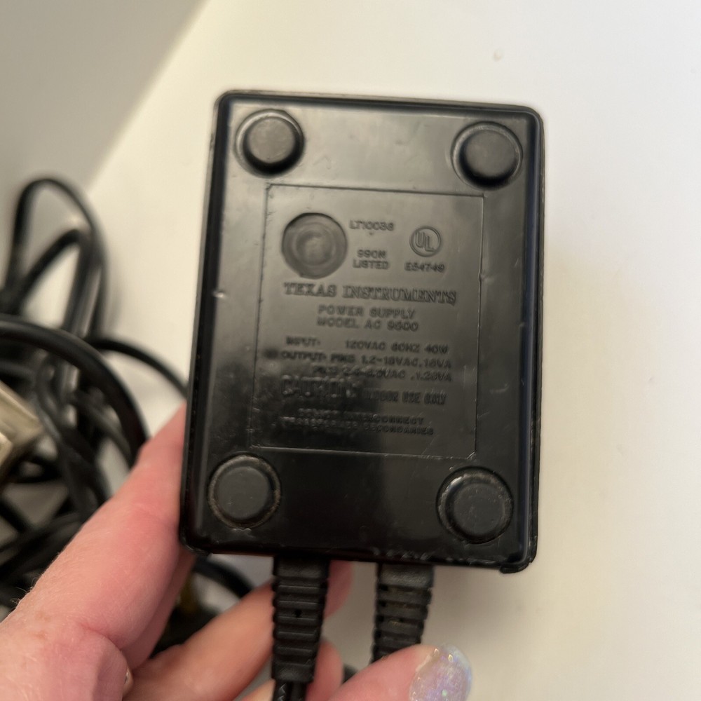 2) Texas Instruments TI-99/4A Computer w/ 1 Power Supply & Manuals Untested