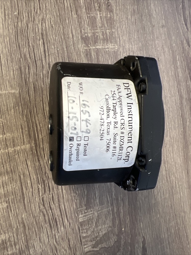 Instruments, Inc. Cessna Airspeed Indicator P/N: C661040-0105