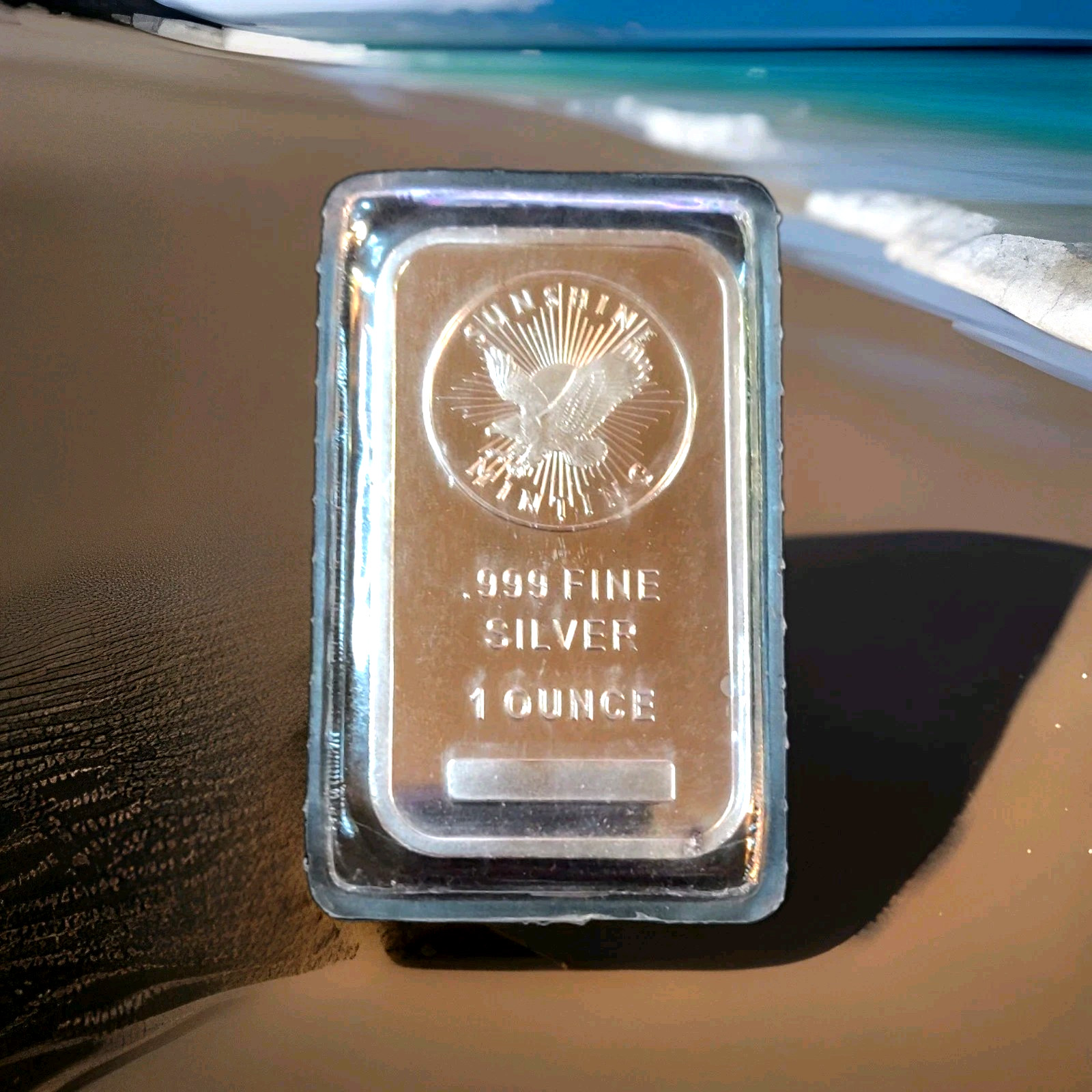 1oz 0.999 Sunshine Minting Silver Bullion Bar ~ Get One Today!