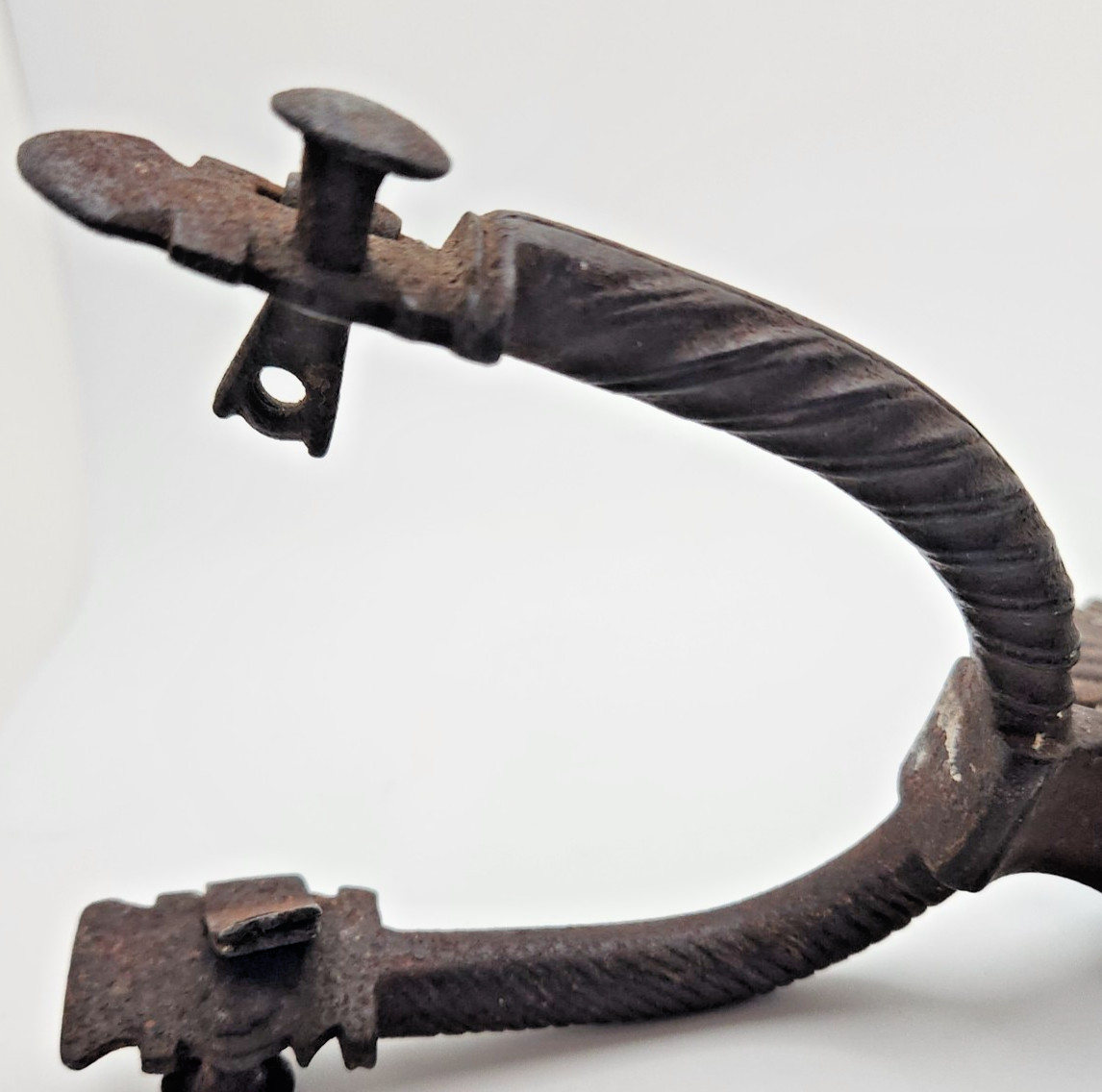 Antique Chilean Huaso Spur 7'' Rowel 3''