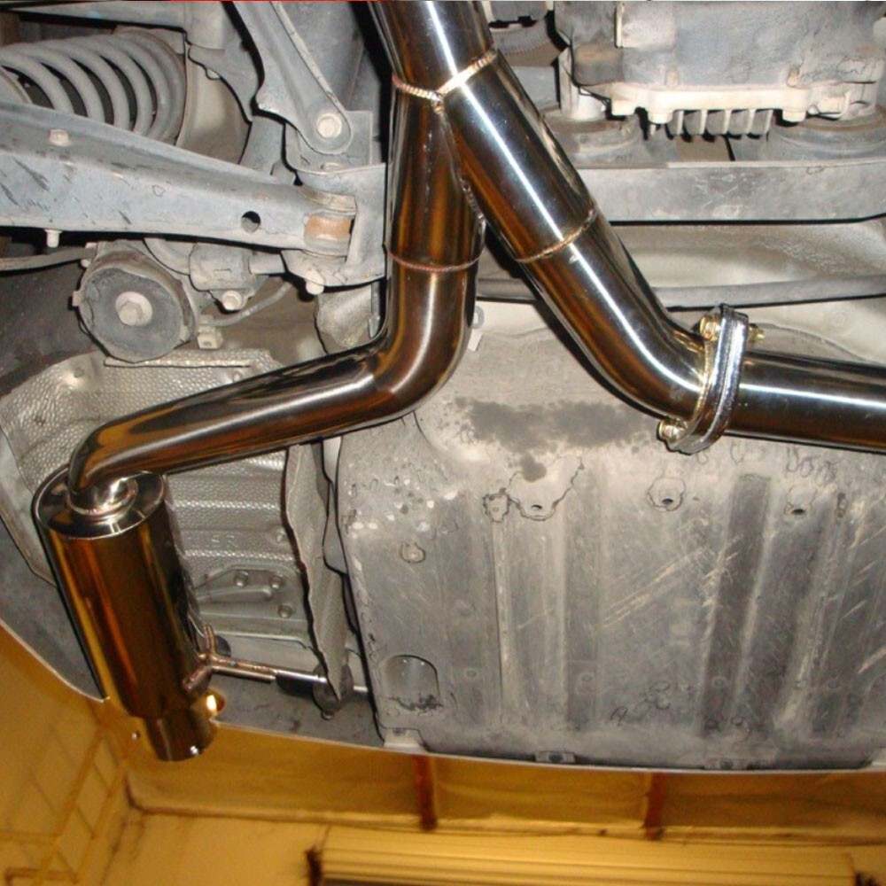 Megan Drift Spec ABE Exhaust Kit Muffler Burnt Tip For 06-13 Lexus IS250/IS350