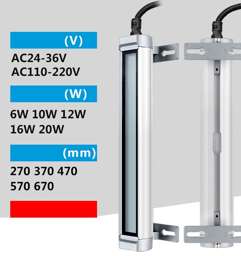 LEDCNC Machine Tool Light Explosion-proof IP68 Lathe Machine Lighting Industrial
