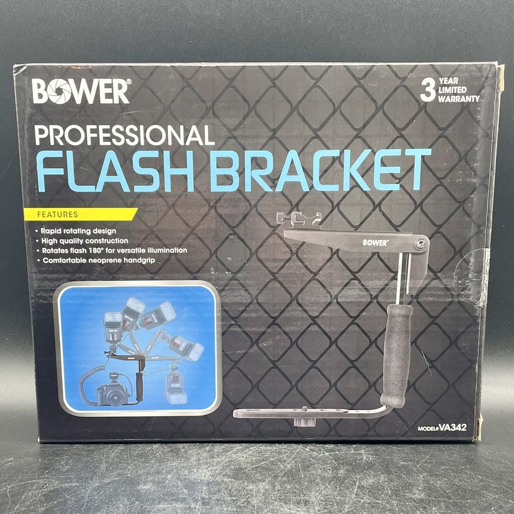Bower professional Rotating Flash Bracket New In Box