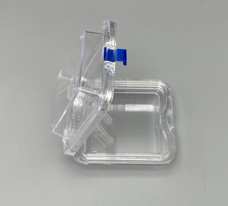 Denture False Teeth Membrane Case Container Hinged Display Box Jewelry Retainer