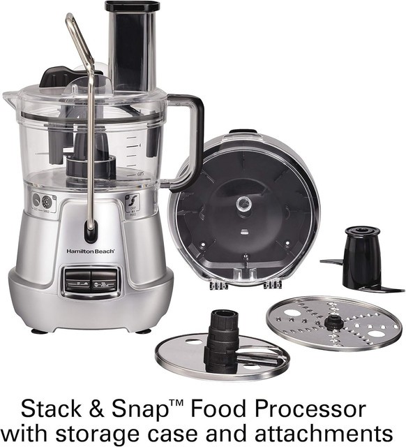 ''OPEN BOX Hamilton Beach Stack & Snap Food Processor & Vegetable Chopper