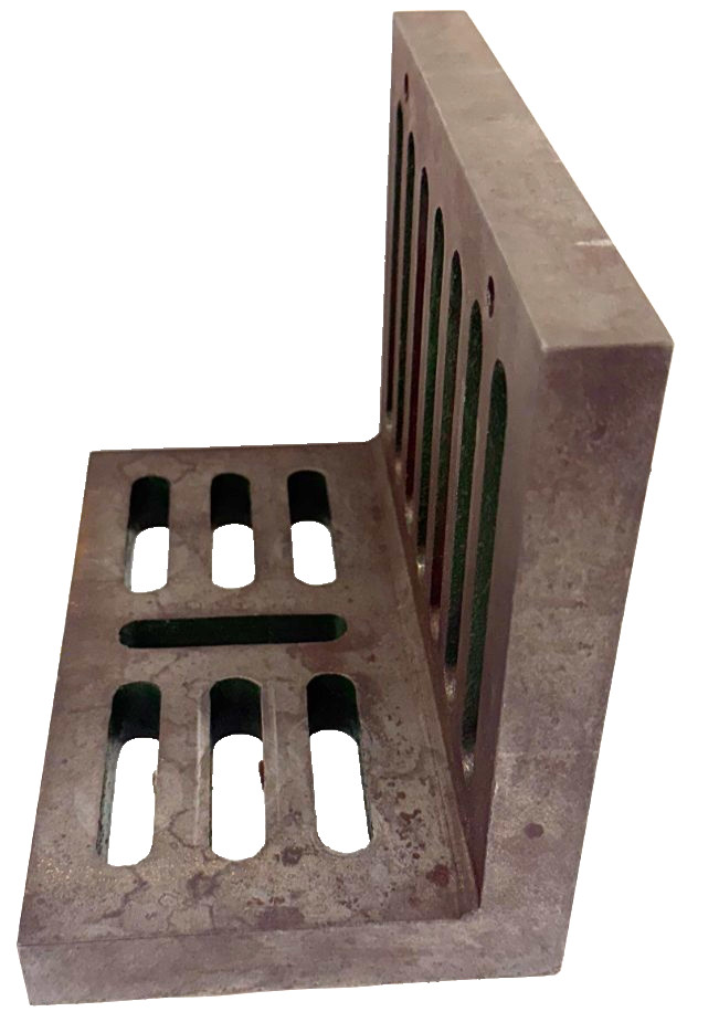 SLOTTED ANGLE PLATE 10 X 6 X 8" DEPTH 5" LOT OF 1