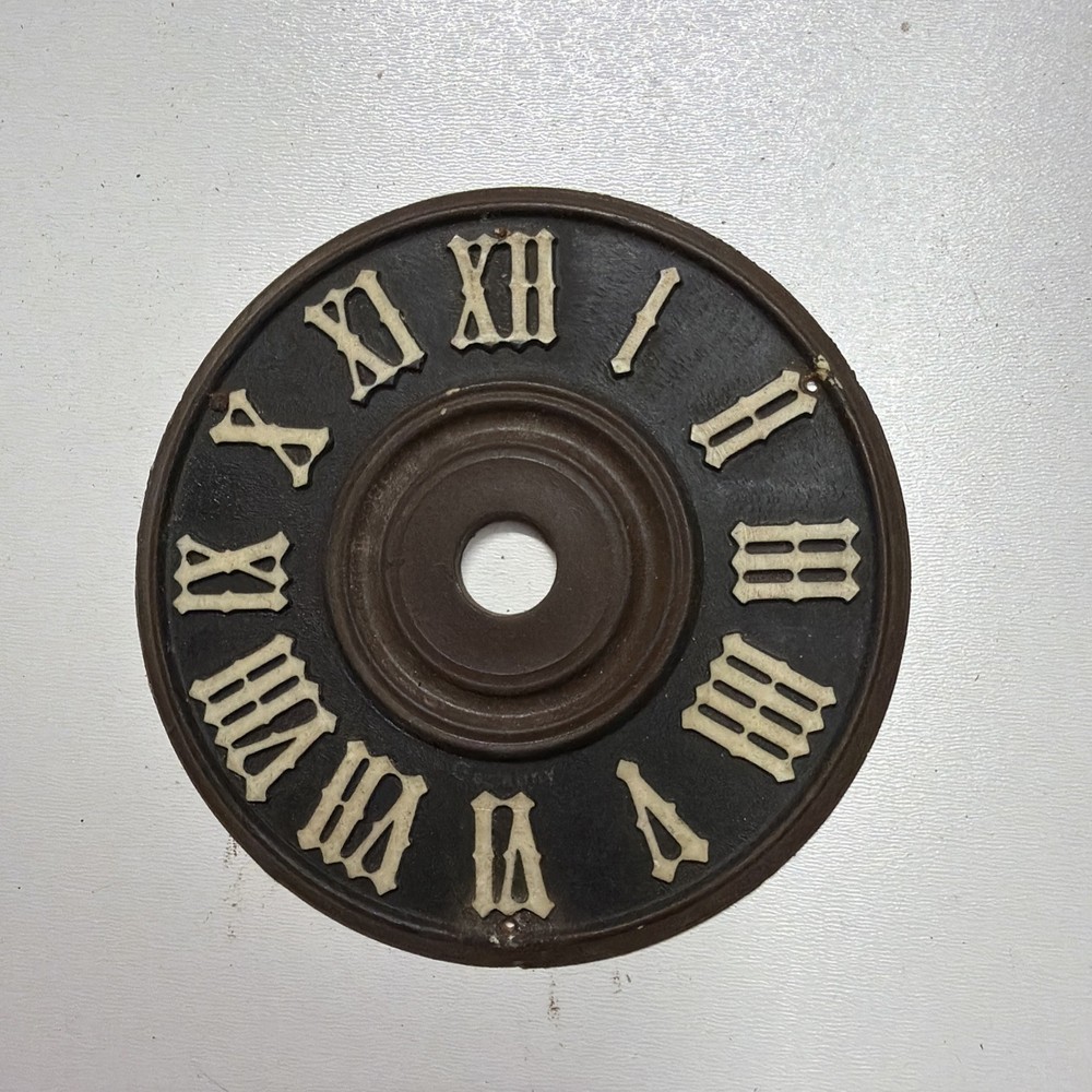Vintage Germany Cuckoo Clock part plastic Dial Face