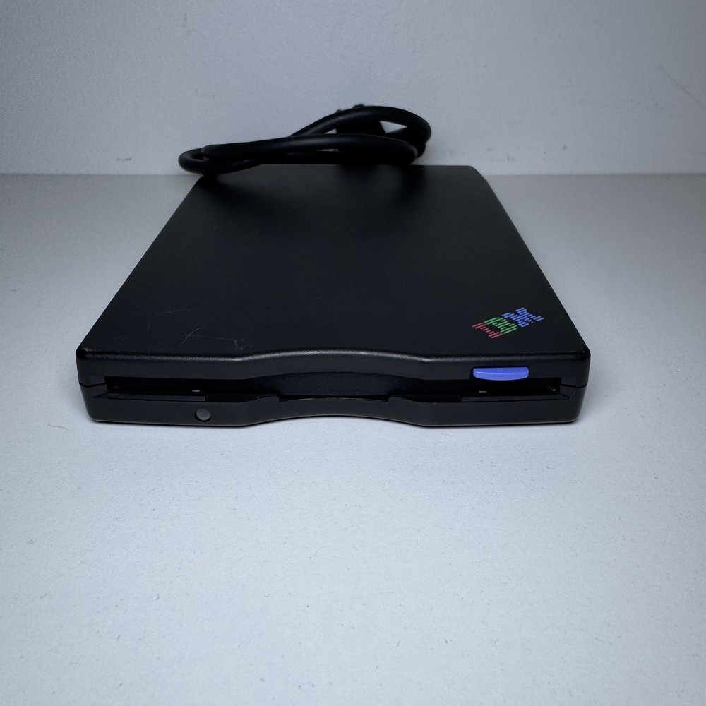 IBM FD-05PUB External 3.5 in Portable Floppy Disk Diskette Drive USB – Working