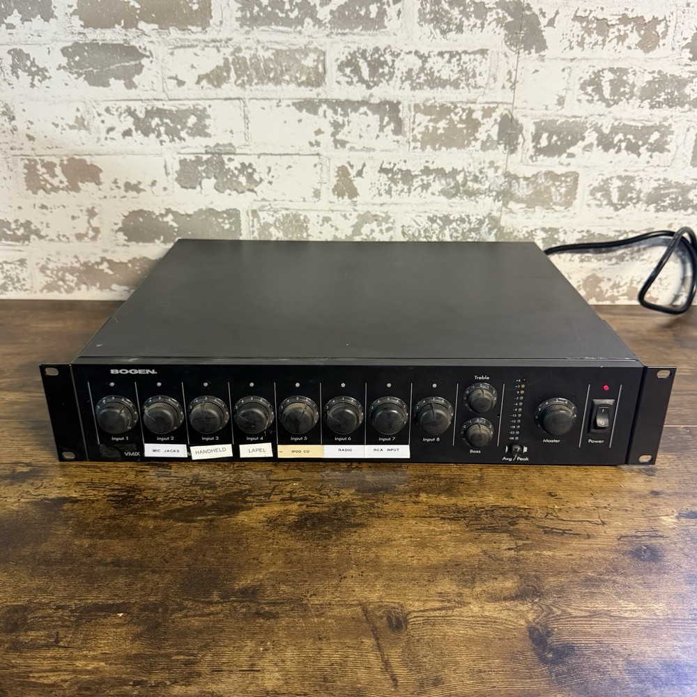 Fully Loaded - Bogen Power Vector VMIX - Audio Amplifier - SAX1R MIC1S