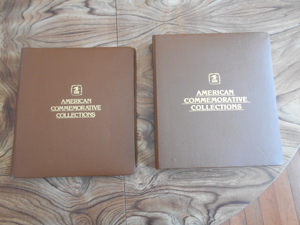 2 USPS 23 Ring American Commemorative Collections Albums No Pages  Used