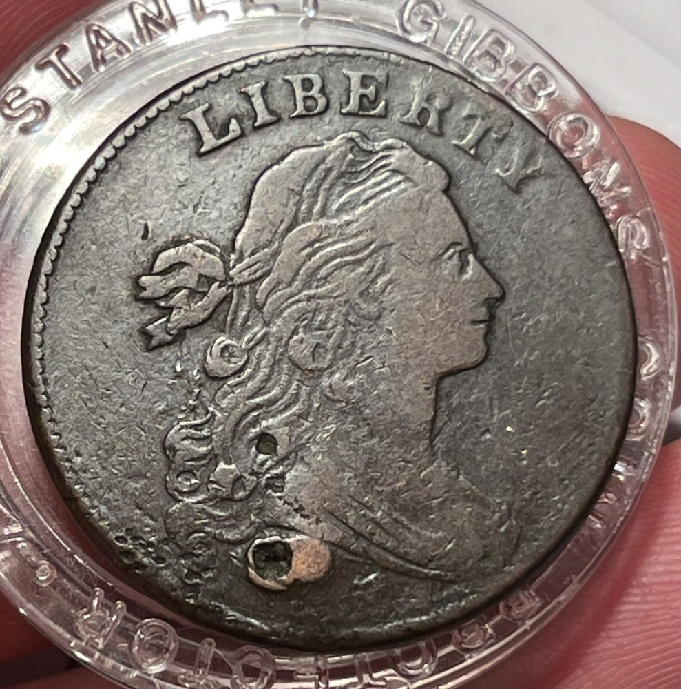 1798 Draped Bust Large Cent S-174 Damaged