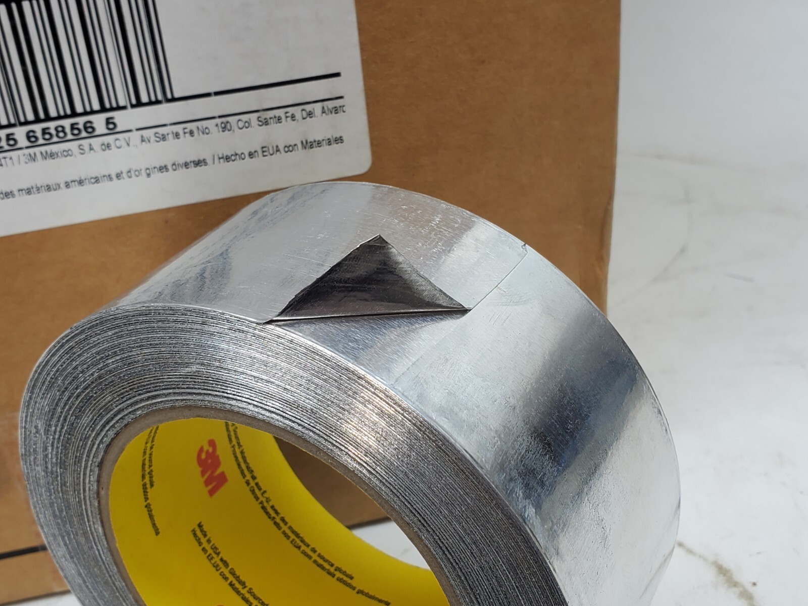 1 ROLL! 3M™ Aluminum Foil Tape 34383 Silver 2" in x 60 yd, 4.5 mil Thick HD (HR)