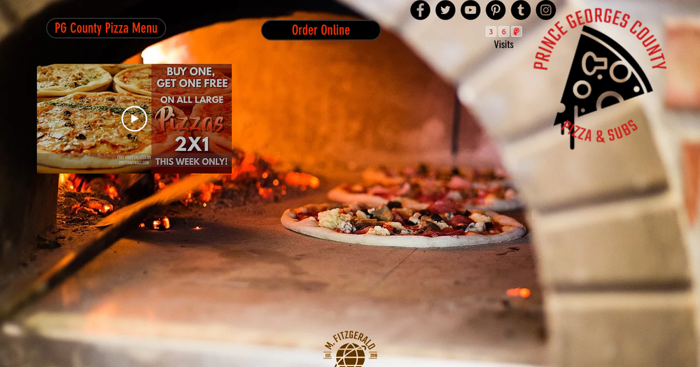 Customized One Page Wix.com Website