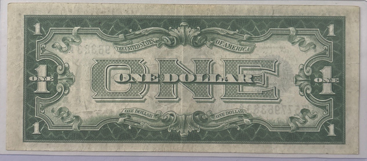 BILLETE DE 1 DÓLAR SELLO AZUL AÑO 1928 A. Para Colección.