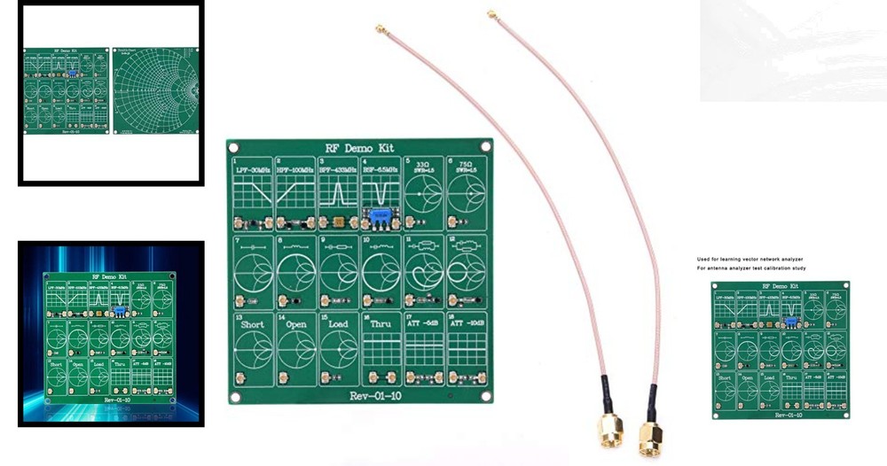 Lightweight VNA Module Board - 18 Integrated Functional Calibration Tools