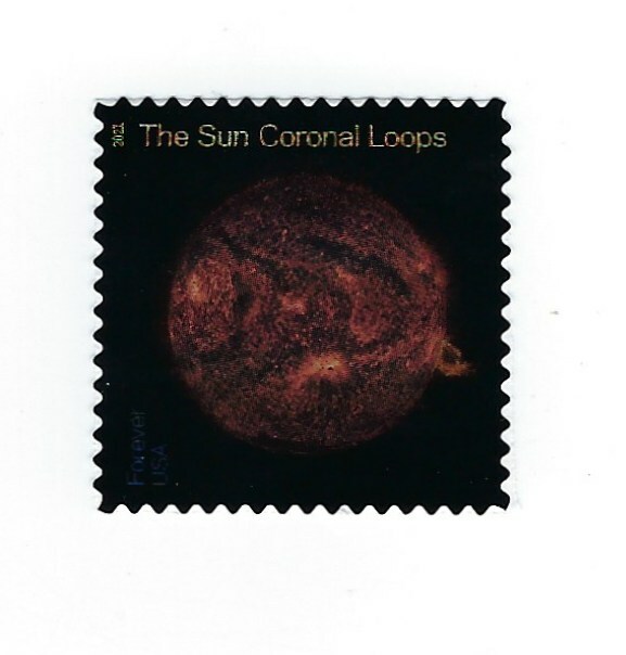 STAMP US SCOTT 5599 "Sun Science-Coronal Loops" Forever MNH 2021