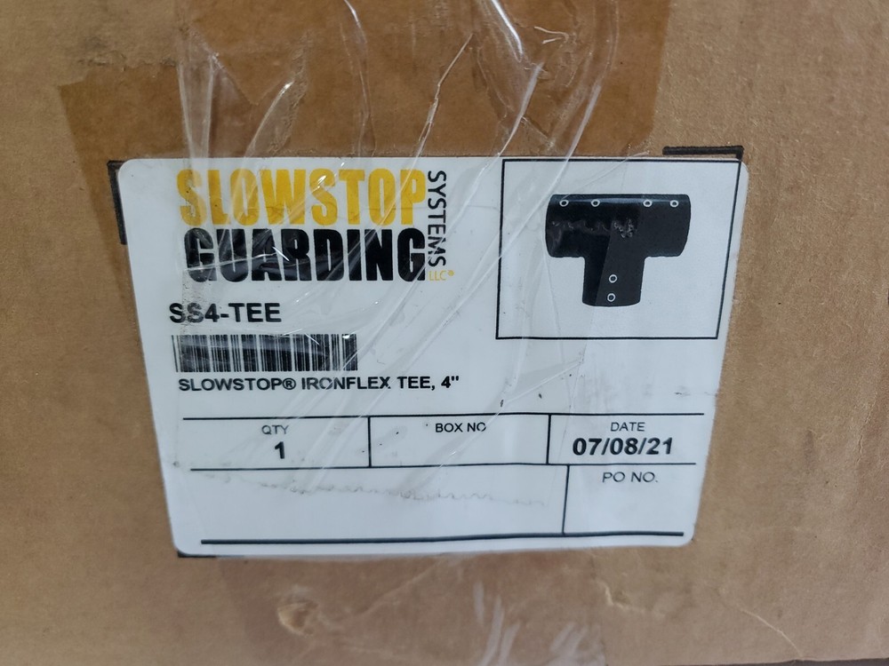 SLOWSTOP GUARDING SYSTEMS SS4-TEE 4" IRONFLEX TEE