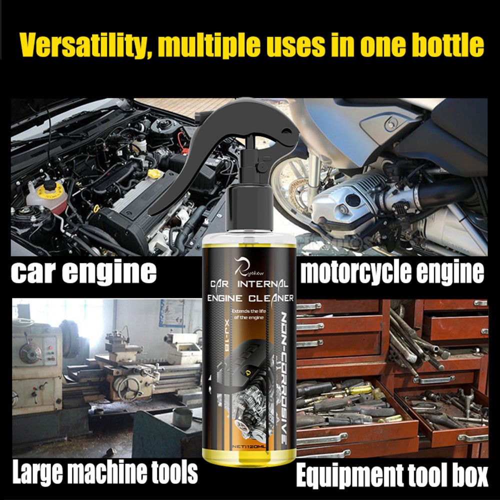 120ml Car Engine Cleaner, External Engine Compartment Degreasing & Stain Removal