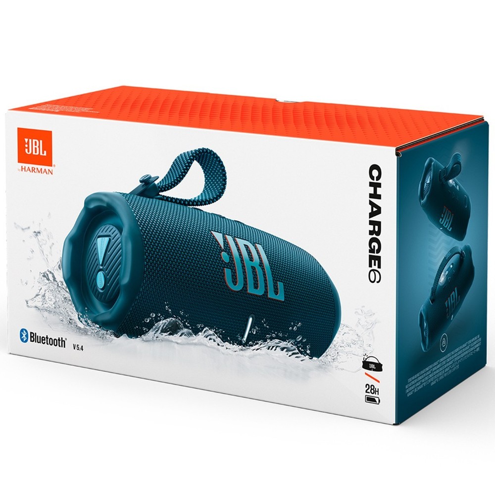 JBL Charge 6 Blue Portable Bluetooth Speaker