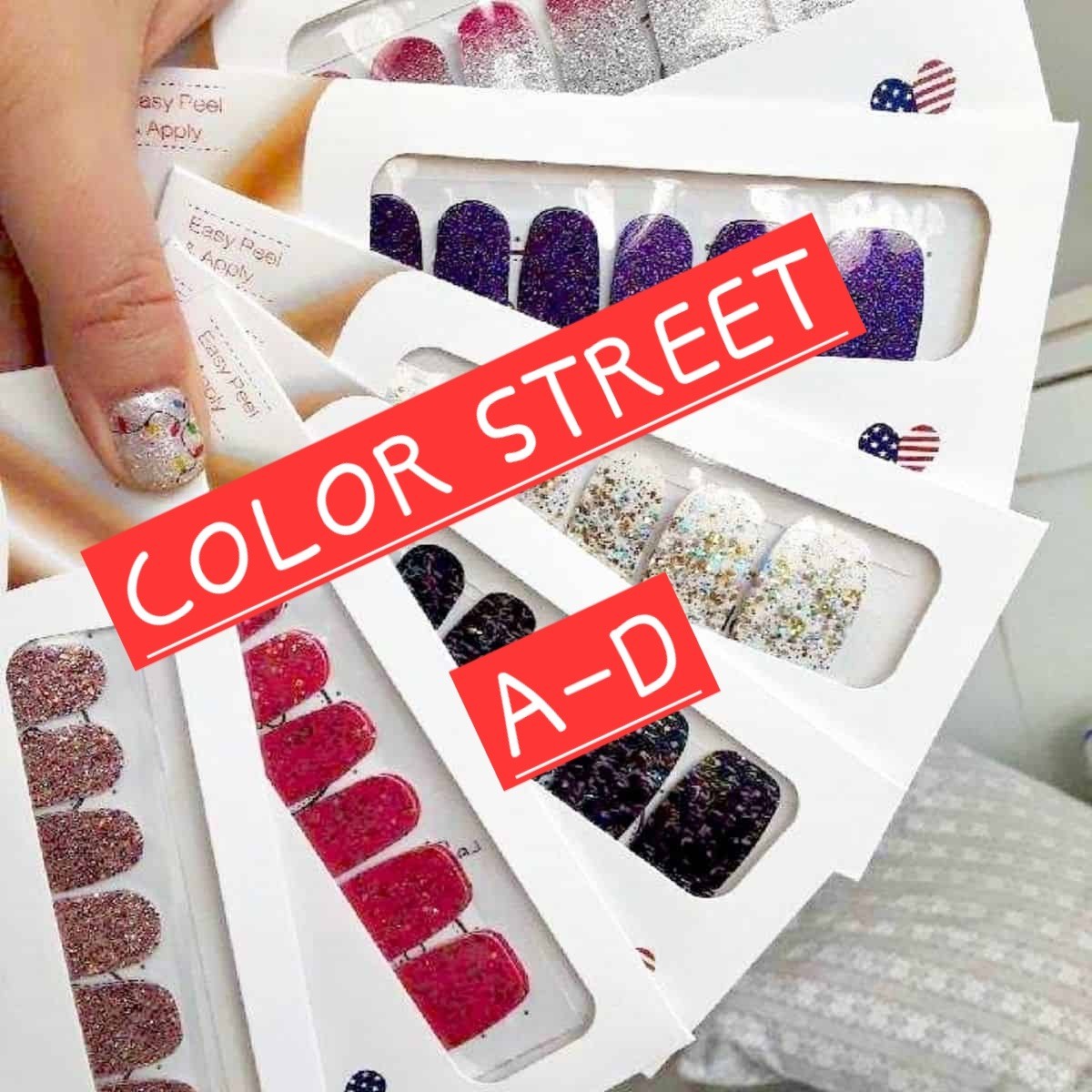 🎯I've Got them!!🎯 NEW/SEALED *Color Street Nail Polish Strips 250Colors A-D