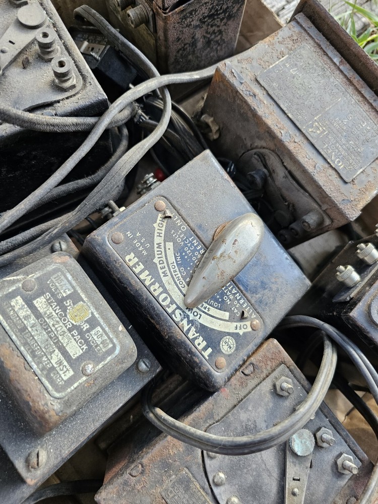 Lot Vintage Electric Model Train Transformers