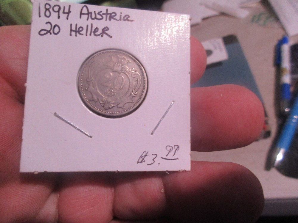 Austria - 1893 20 Heller