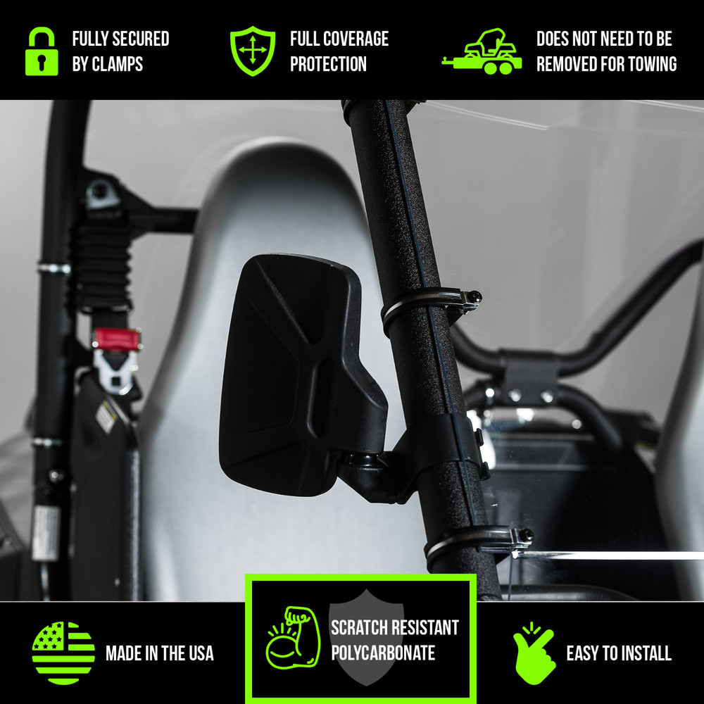 TERRARIDER YAMAHA WOLVERINE FULL UTV WINDSHIELD - AR 3/16"