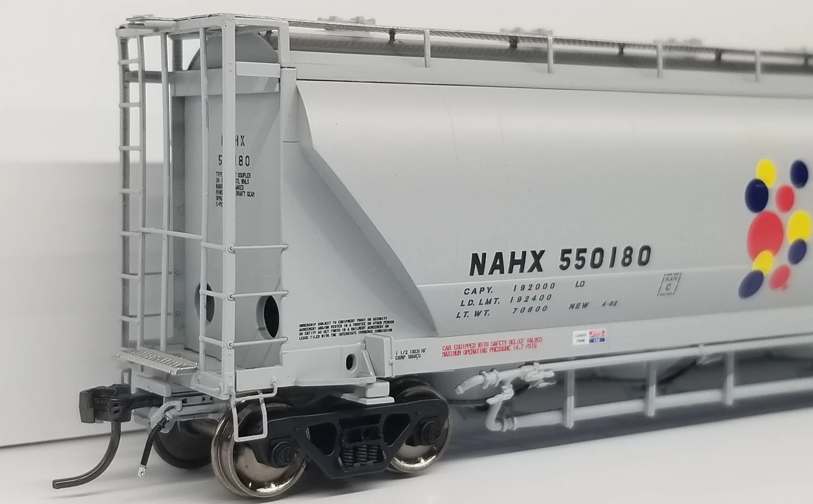 PRAIRIE SHADOWS HO NACC PD5000 Covered Hopper NAHX Wonder Bread Hostess 1982+