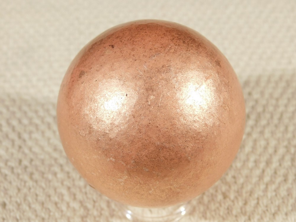BIG! Super Heavy Solid COPPER SPHERE From Michigan 588gr