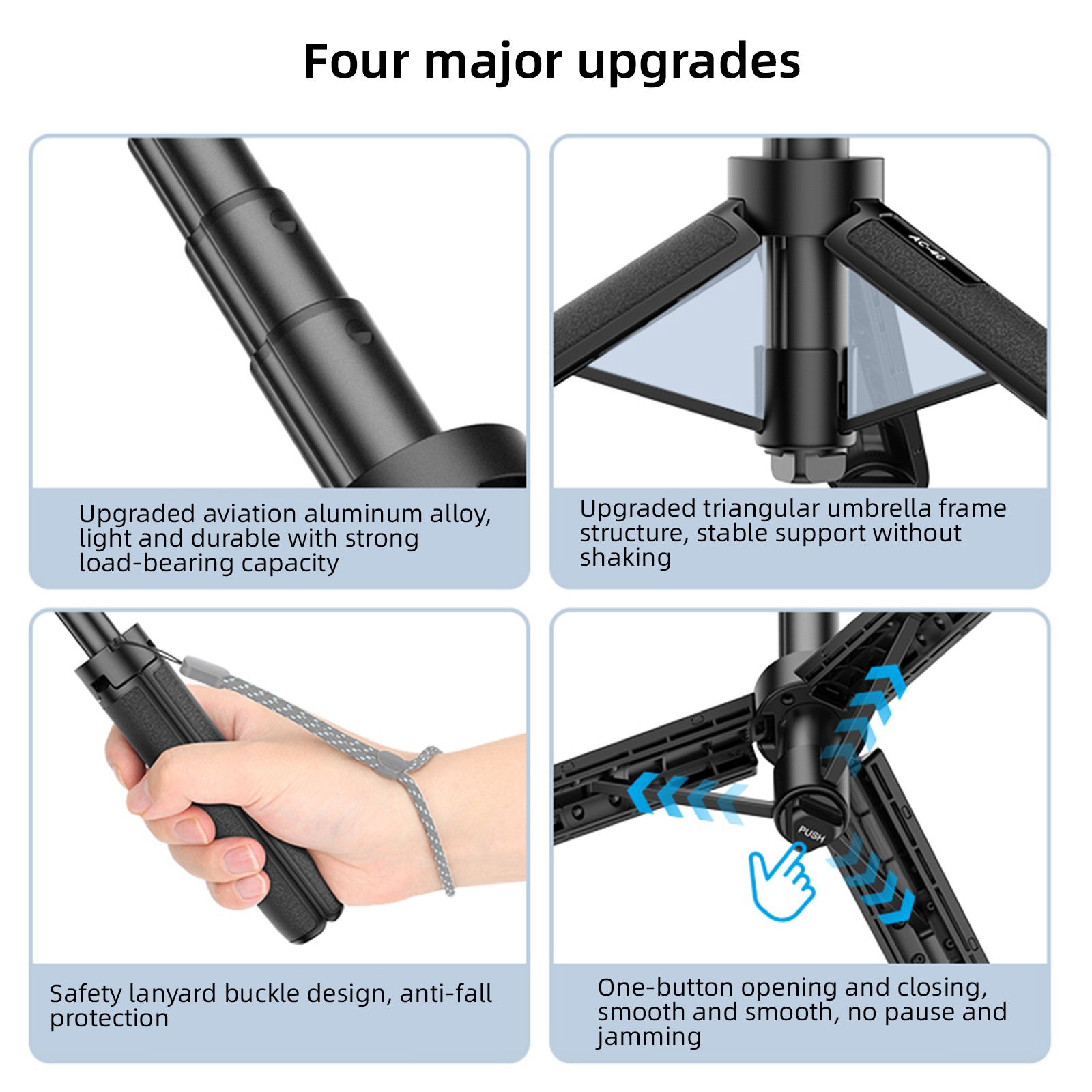 Camolo Portable Selfie Stick Handheld Tripod Stand For DJI Osmo Action 6/5/4 US